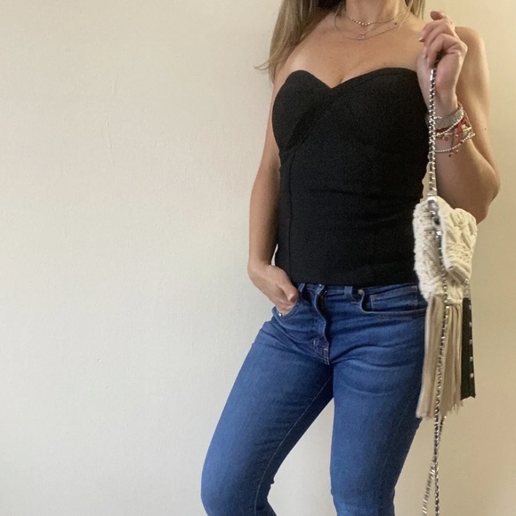 Guess Y2K Body-Con Strapless Tube Top 🖤🖤 - Picture 6 of 16